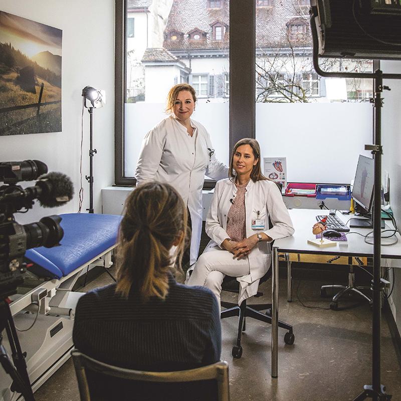 Frauenherz Dr. Emel und Dr. Meyer-Zuern