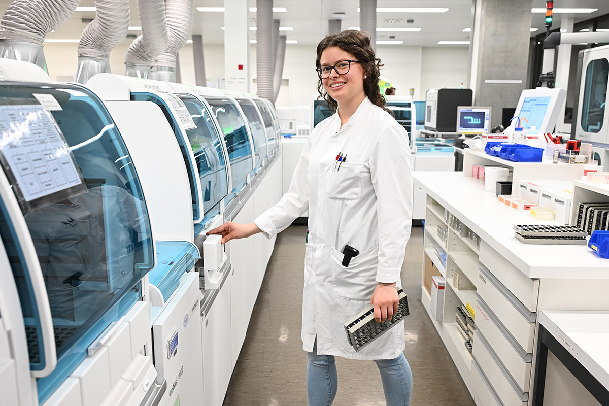 Labormedizin Katharina Schmidt Arbeitsplatz