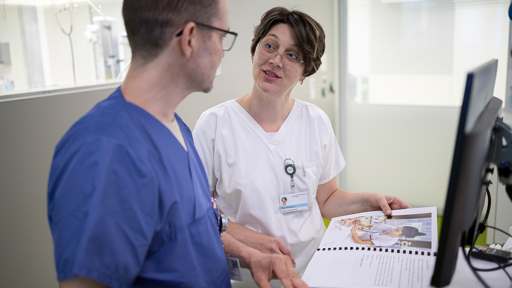 Austausch zwischen Conrad Wesch und Olga Heidelbach